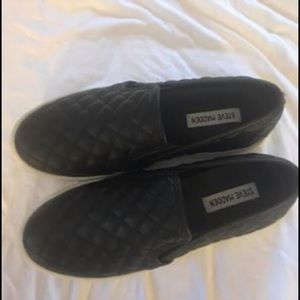 Steve Madden quilted slip on sneakers